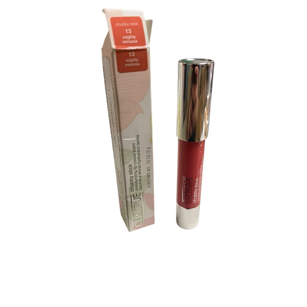 Clinique Chubby Stick Moisturizing Lip Balm 13 Mighty Mimosa‎ NEW